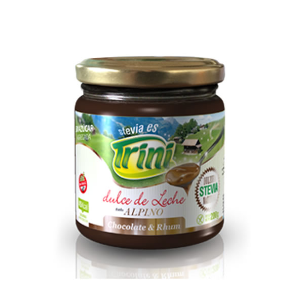 Dulce de Leche con Stevia Estilo Alpino x 200 grs - TRINI - Distribuidor Mayorista Frusan