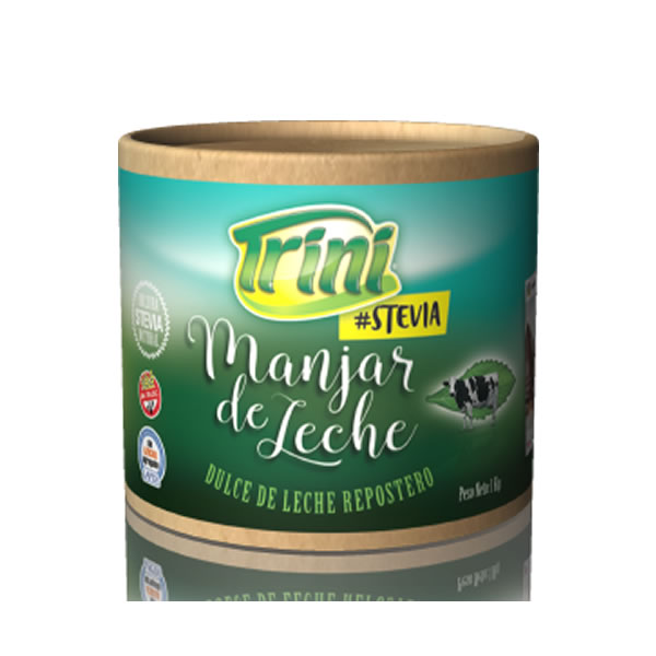 Dulce de Leche con Stevia Tradicional - Repostero x 1 kg - TRINI - Distribuidor Mayorista Frusan