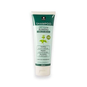 Shampoo de Ortiga + Romero para Cabellos Grasos x 250 ml - OMS - Distribuidor Mayorista Frusan