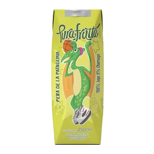 JUGO PERA X 250 ML - PURA FRUTTA - PACK X 18 UNIDADES
