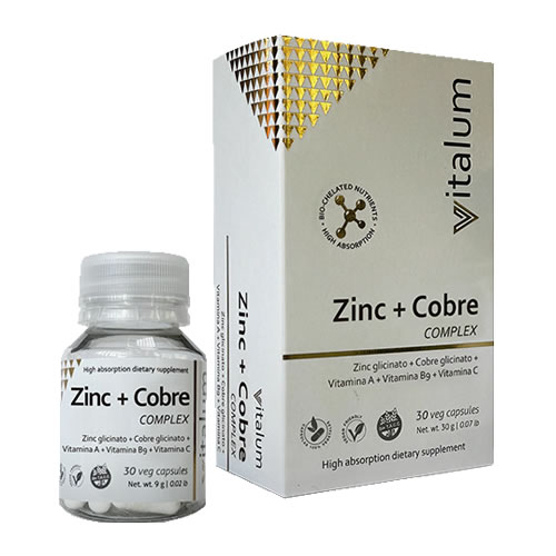ZINC + COBRE COMPLEX X 30 CAPSULAS - VITALUM